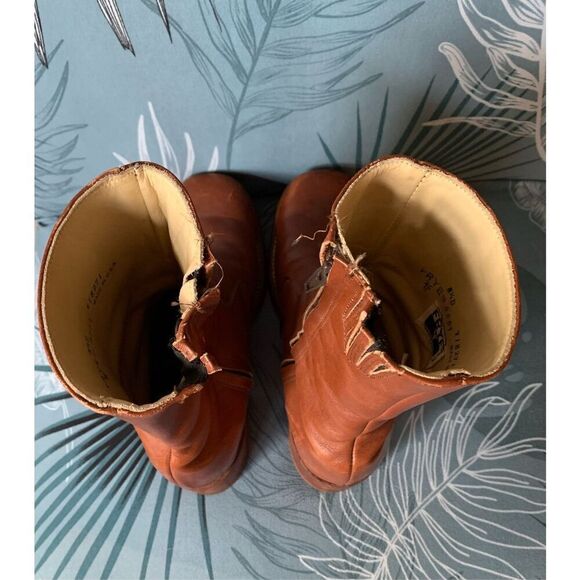 FRYE Vtg Y2K 70’s brown Campus Short Boots Men 8.5 D Women 10 USA - Picture 8 of 13